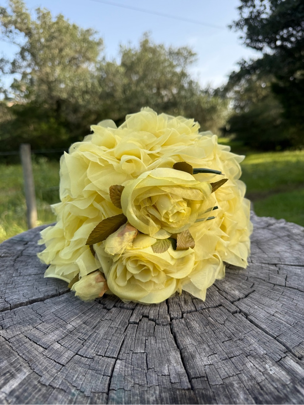Vintage Yellow Rose Hat